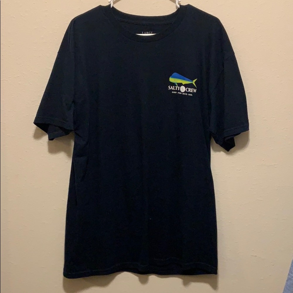 NWOT Men’s L Salty Crew T-Shirt (Navy Blue)